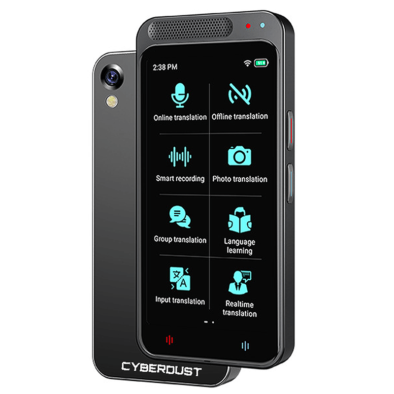 Laptop, Telefoane si Tablete - Wearables si gadgeturi - Gadgeturi - Accesorii SMART - Traducator AI CYBERDUST, 138 Limbi si accente Online, 17 Limbi offline, Bidirectionala, Voce si fotografii - Infinity.ro