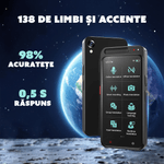 Laptop, Telefoane si Tablete - Wearables si gadgeturi - Gadgeturi - Accesorii SMART - Traducator AI CYBERDUST, 138 Limbi si accente Online, 17 Limbi offline, Bidirectionala, Voce si fotografii - Infinity.ro