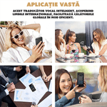 Laptop, Telefoane si Tablete - Wearables si gadgeturi - Gadgeturi - Accesorii SMART - Traducator AI CYBERDUST, 138 Limbi si accente Online, 17 Limbi offline, Bidirectionala, Voce si fotografii - Infinity.ro