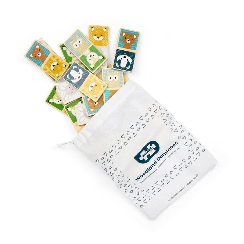 Jucarii, Copii si Bebe - Jucarii si jocuri - Jucarii & jocuri educative - Jocuri si jucarii educative - Domino din lemn - Animalute din padure - Infinity.ro
