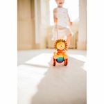 Jucarii, Copii si Bebe - Jucarii si jocuri - Jucarii bebelusi - Jucarii de tras/impins - Jucarie de impins leu, Orange Tree Toys - Infinity.ro