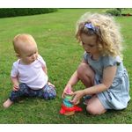 Jucarii, Copii si Bebe - Jucarii si jocuri - Jucarii bebelusi - Jucarii de sortat - Jucarie din lemn de stivuit cu crab, Orange Tree Toys - Infinity.ro