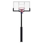 Sport si Outdoor - Sporturi de echipa - Baschet - Cosuri si panouri baschet - Sistem stalp baschet MASTER Fixed Court 305, reglabil inaltime, panou, plasa si inel - Infinity.ro