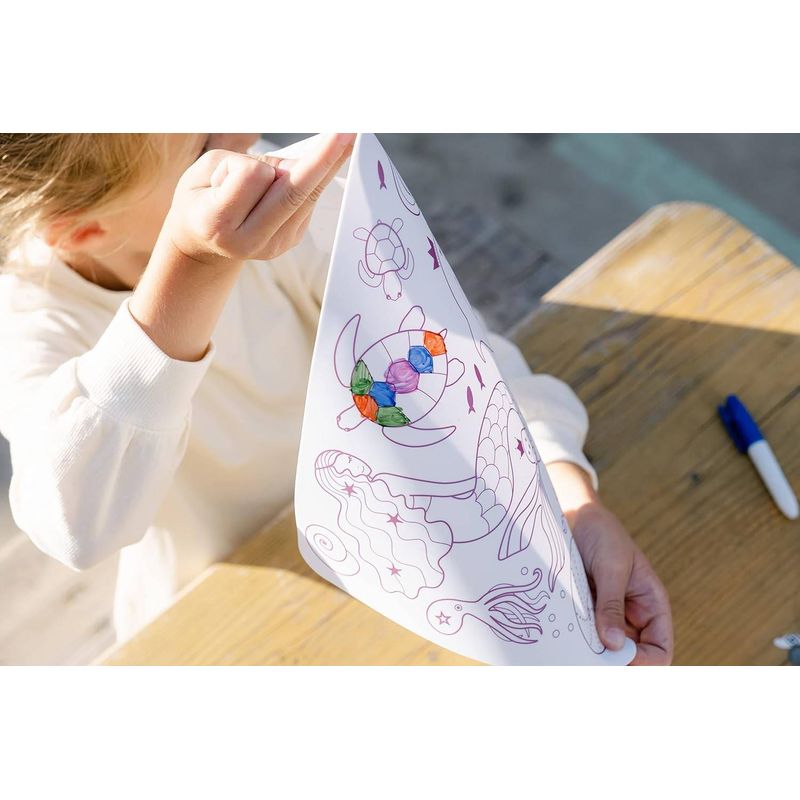 Jucarii, Copii si Bebe - Jucarii si jocuri - Jucarii & jocuri educative - Seturi pictura si desen - MINI Plansa de colorat din silicon - SIRENA - Infinity.ro