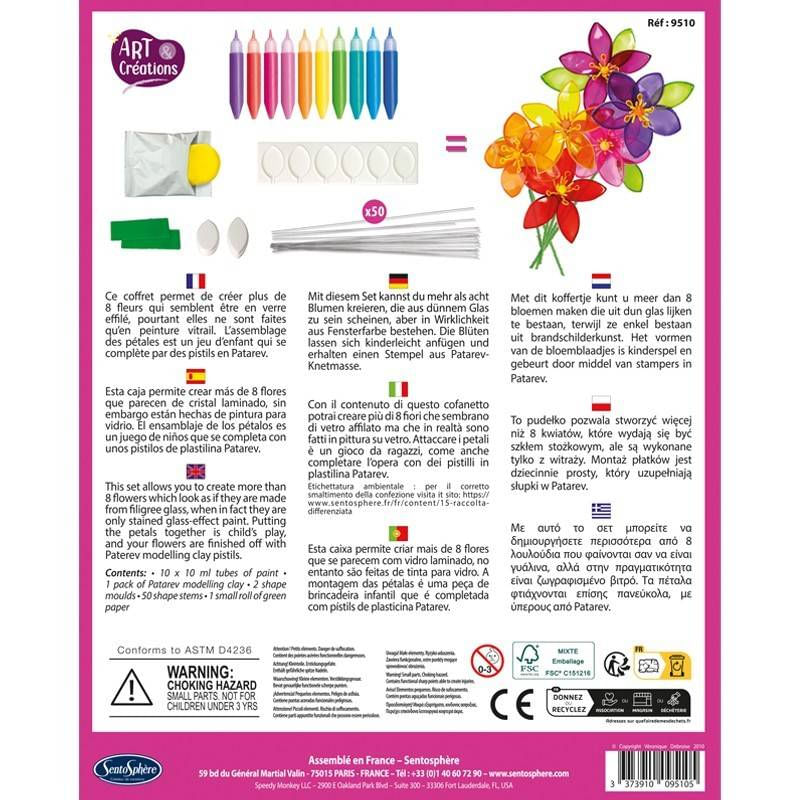 Jucarii, Copii si Bebe - Jucarii si jocuri - Jucarii & jocuri educative - Seturi de artizanat - Kit creativ, Flori de Cristal - Infinity.ro