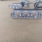 Casa si Gradina - Corpuri si surse de iluminat - Iluminat comercial si industrial - Proiectoare si lampi de lucru - Set 4 lumini stroboscop rosu albastru grila, telecomanda, 7 functii, 12V - Infinity.ro