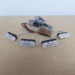 Casa si Gradina - Corpuri si surse de iluminat - Iluminat comercial si industrial - Proiectoare si lampi de lucru - Set 4 lumini stroboscop rosu albastru grila, telecomanda, 7 functii, 12V - Infinity.ro