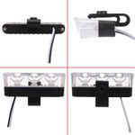 Casa si Gradina - Corpuri si surse de iluminat - Iluminat comercial si industrial - Proiectoare si lampi de lucru - Set 4 lumini stroboscop rosu albastru grila, telecomanda, 7 functii, 12V - Infinity.ro