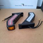 Auto si Moto - Piese auto si accesorii - Caroserie - Faruri, stopuri si proiectoare - Coarne gabarit alb rosu, 12-24V, semnalizare dinamica, K9921 - Infinity.ro