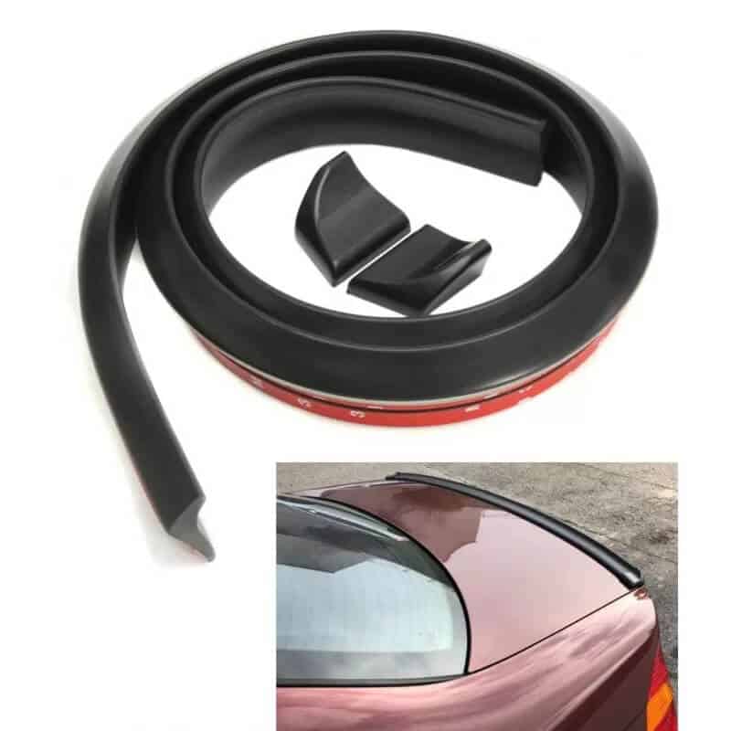 Auto si Moto - Piese auto si accesorii - Piese auto - Tuning - Lip, eleron negru tip M, universal, portbagaj sau luneta, din cauciuc - Infinity.ro