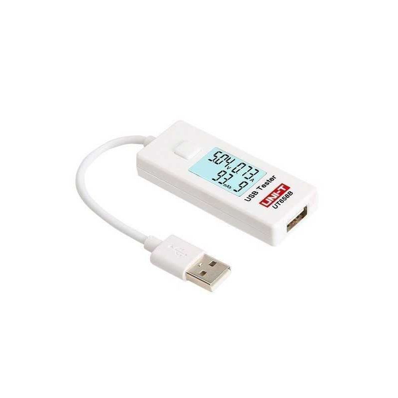 Casa si Gradina - Constructii - Scule electrice si accesorii - Aparate de masura - Tester USB UNI-T UT658B monitorizeaza starea de incarcare a dispozitivelor alimentate prin USB - Infinity.ro