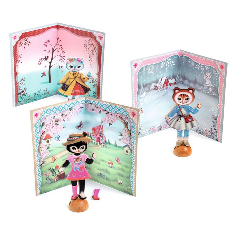 Jucarii, Copii si Bebe - Jucarii si jocuri - Jucarii & jocuri educative - Jucarii interactive - Joc creativ Mica garderoba, Djeco - Infinity.ro