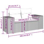 Casa si Gradina - Gradina si terasa - Mobilier exterior - Canapele si fotolii gradina - Set canapele de gradina cu perne, 6 piese gri deschis poliratan - Infinity.ro