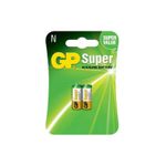Casa si Gradina - Electrice - Accesorii electrice - Baterii, acumulatori si incarcatoare - Baterii alcaline LR1 GP Lady N 1.5V 2buc GP910A-2UE2 - Infinity.ro