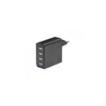 Casa si Gradina - Electrice - Accesorii electrice - Baterii, acumulatori si incarcatoare - Alimentator USB 230V TA 480 USB 4 iesiri 4.8A negru Trevi - Infinity.ro