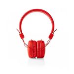 TV, Audio-Video si Foto - Portabile audio - Casti audio - Casti multimedia bluetooth rosu NEDIS - Infinity.ro
