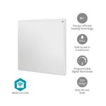 Casa si Gradina - Electrice - Panouri solare si accesorii - Sisteme panouri solare - Panou radiant cu infrarosu Nedis WiFi 350W termostat telecomanda IP44 alb 598x620x240mm HTIP350WTW - Infinity.ro