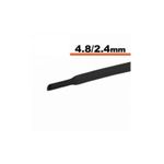 Casa si Gradina - Electrice - Cabluri electrice si conductori - Tub termocontractibil negru 4.8mm/ 2.4mm 0.5m - Infinity.ro