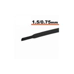 Casa si Gradina - Electrice - Cabluri electrice si conductori - Tub termocontractibil negru 1.5mm/ 0.75mm 0.5m - Infinity.ro