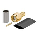 TV, Audio-Video si Foto - Audio Hi-Fi - Accesorii Audio Hi-Fi - Conector RP-SMA tata cu sertizare RG58 Goobay - Infinity.ro