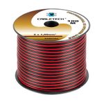 Casa si Gradina - Electrice - Cabluri electrice si conductori - Cablu difuzor cupru 2x1mm rosu/negru Cabletech KAB0384 - Infinity.ro