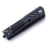 Sport si Outdoor - Camping - Cutite, bricege si accesorii - Cutite si bricege - Cutit pliabil Foxter, tip briceag, 21 cm, otel inoxidabil, clema de agatare, maner metal - Infinity.ro