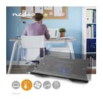 Laptop, Telefoane si Tablete - Laptopuri si accesorii - Accesorii Laptop - Standuri/Coolere notebook - Cooler laptop Nedis 1 ventilator max 17" LED 1x USB negru - Infinity.ro