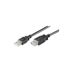 Casa si Gradina - Electrice - Accesorii electrice - Prelungitoare, triple, fise - Cablu prelungitor USB 3m A tata la USB A mama cupru Goobay - Infinity.ro