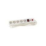 Casa si Gradina - Electrice - Accesorii electrice - Prelungitoare, triple, fise - Prelungitor 5 prize 3m cu protectie cablu 3xg1.5mmp 16A 3500W IP20 Well - Infinity.ro