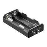 Casa si Gradina - Electrice - Accesorii electrice - Baterii, acumulatori si incarcatoare - Suport baterie 4x C R14 cu conector 9V negru 11457 Goobay - Infinity.ro