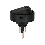 Casa si Gradina - Electrice - Accesorii electrice - Accesorii prize si intrerupatoare - Intrerupator basculant 1 circuit 12V 20A OFF-ON LED verde cu retinere 2 pini - Infinity.ro