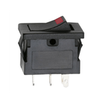 Casa si Gradina - Electrice - Accesorii electrice - Accesorii prize si intrerupatoare - Intrerupator basculant 1 circuit 3 pini OFF-ON LED rosu 12V 15A cu retinere - Infinity.ro