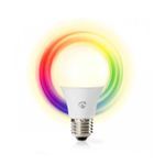 Casa si Gradina - Corpuri si surse de iluminat - Becuri si tuburi neon - Becuri - Bec LED Smart WiFi RGB cu lumina alba calda E27 Nedis - Infinity.ro