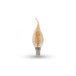 Casa si Gradina - Corpuri si surse de iluminat - Becuri si tuburi neon - Becuri - Bec LED E14 4W 2200K alb cald cu filament V-TAC - Infinity.ro