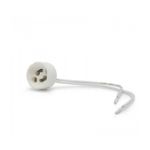 Casa si Gradina - Corpuri si surse de iluminat - Becuri si tuburi neon - Becuri - Suport Soclu bec GU10 ceramic cu fir 15cm - Infinity.ro