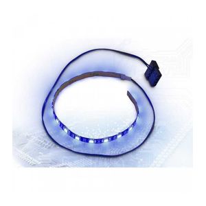 Banda LED Inter-Tech albastra 30cm Molex