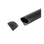 Casa si Gradina - Corpuri si surse de iluminat - Benzi LED - Profil aluminiu pentru banda LED 2m 15.8x15.8.mm pe colt negru V-TAC SKU-2874 - Infinity.ro