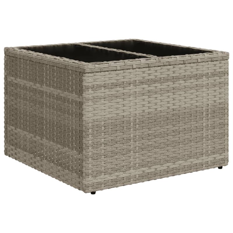 Casa si Gradina - Gradina si terasa - Mobilier exterior - Canapele si fotolii gradina - Set mobilier de gradina cu perne, 8 piese gri deschis poliratan - Infinity.ro