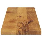 Casa si Gradina - Mobilier - Feronerie si accesorii mobila - Blat masa, 100x20x3,8 cm, dreptunghiular, lemn masiv de mango (finisaj stejar) - Infinity.ro