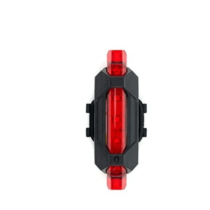 Sport si Outdoor - Ciclism - Accesorii pentru biciclete - Lumini biciclete - Stop Led pentru bicicleta, acumulator incorporat, incarcare USB, 4 moduri de iluminat, culoare Rosu - Infinity.ro