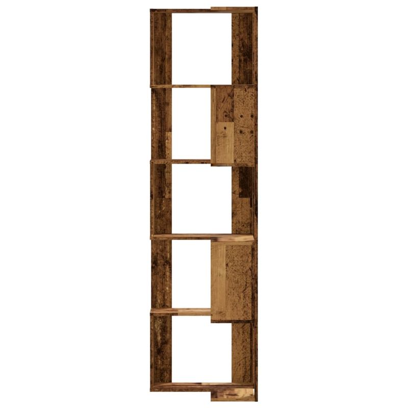 Casa si Gradina - Mobilier - Biblioteci si rafturi - Biblioteci - Biblioteca 5 niveluri lemn vechi 50x50x179cm lemn prelucrat - Infinity.ro