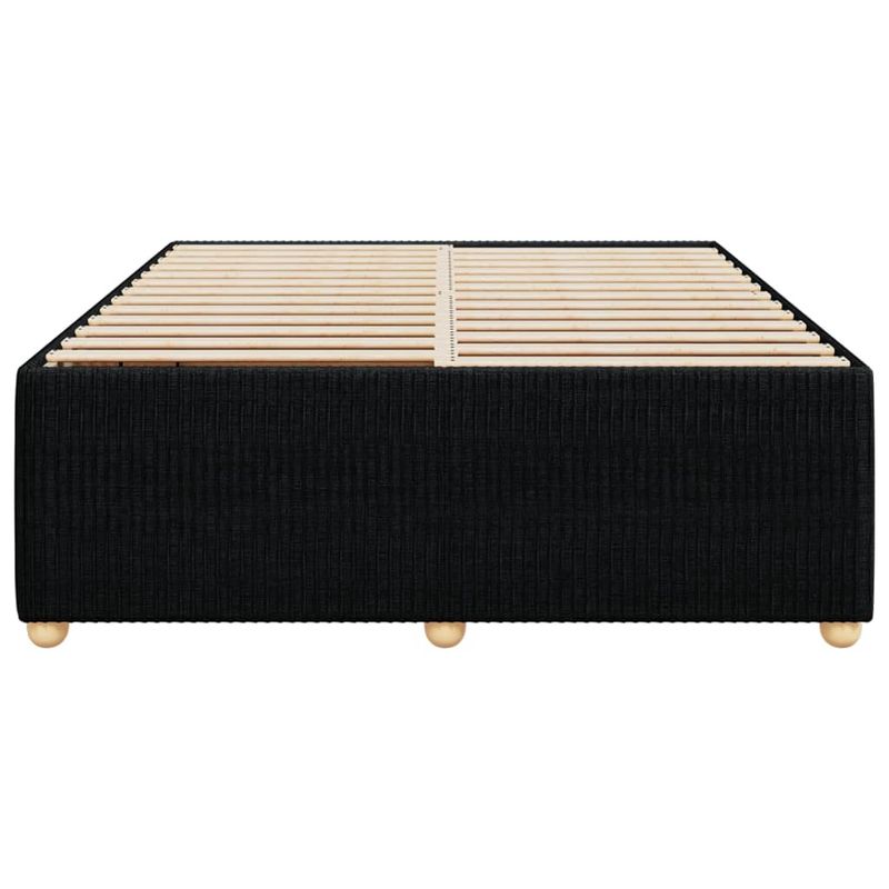 Casa si Gradina - Mobilier - Paturi si accesorii - Paturi - Cadru de pat fara saltea, negru, 140x200 cm, textil - Infinity.ro