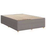 Casa si Gradina - Mobilier - Paturi si accesorii - Paturi - Pat box spring cu saltea, gri taupe, 160x200 cm material textil - Infinity.ro