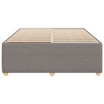 Casa si Gradina - Mobilier - Paturi si accesorii - Paturi - Cadru de pat fara saltea, gri taupe, 140x200 cm, textil - Infinity.ro
