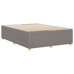Casa si Gradina - Mobilier - Paturi si accesorii - Paturi - Cadru de pat fara saltea, gri taupe, 140x200 cm, textil - Infinity.ro