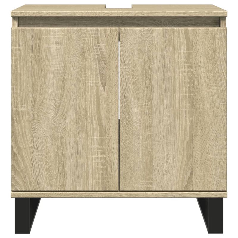 Casa si Gradina - Mobilier - Mobilier baie - Comode baie - Dulap de baie, stejar sonoma, 58x33x60 cm, lemn prelucrat - Infinity.ro