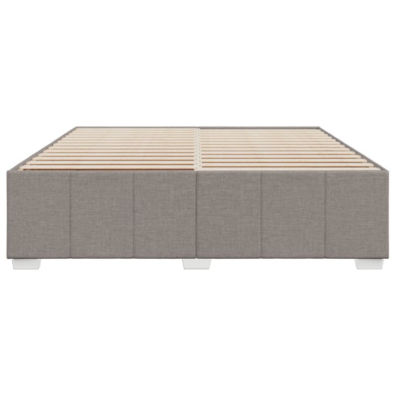 Casa si Gradina - Mobilier - Paturi si accesorii - Paturi - Cadru de pat fara saltea, gri taupe, 180x200 cm, textil - Infinity.ro