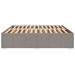 Casa si Gradina - Mobilier - Paturi si accesorii - Paturi - Cadru de pat fara saltea, gri taupe, 180x200 cm, textil - Infinity.ro