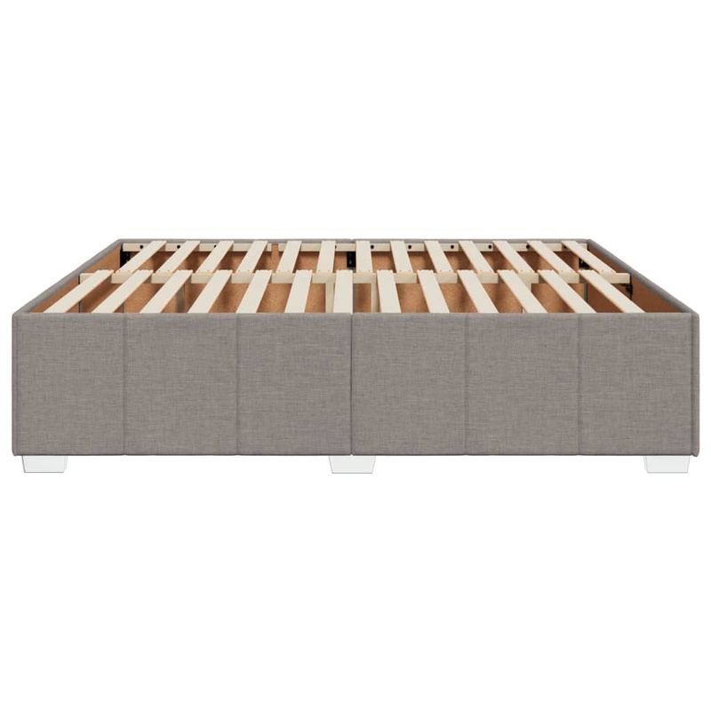 Casa si Gradina - Mobilier - Paturi si accesorii - Paturi - Cadru de pat fara saltea, gri taupe, 180x200 cm, textil - Infinity.ro