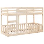 Casa si Gradina - Mobilier - Paturi si accesorii - Paturi - Pat supraetajat, 90x200 cm, lemn masiv de pin - Infinity.ro